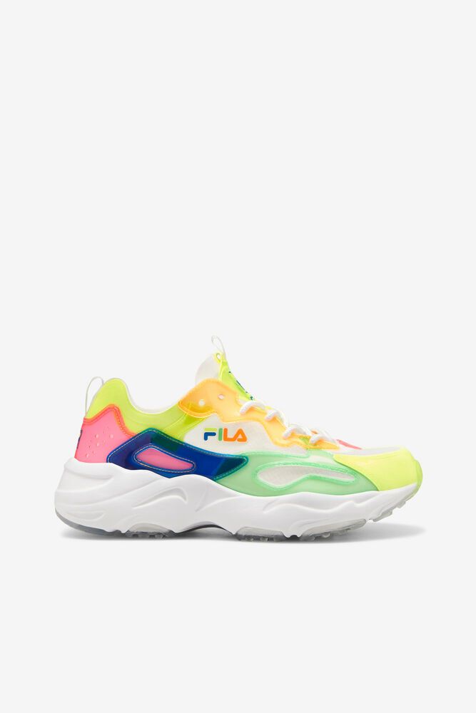 Fila Ray Tracer Tl Trainers Yellow - Womens - 97830PYCH